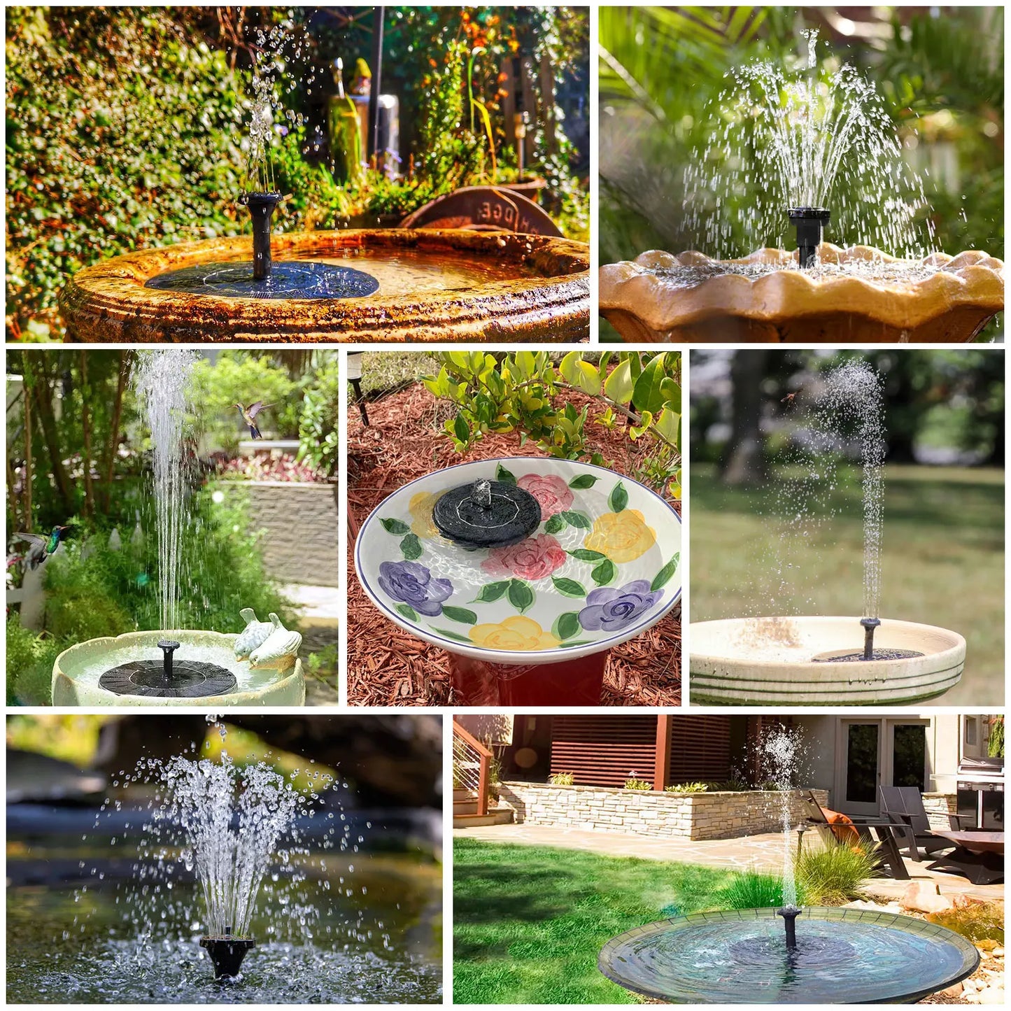 PerfectFlow™ Solar Garden Fountain