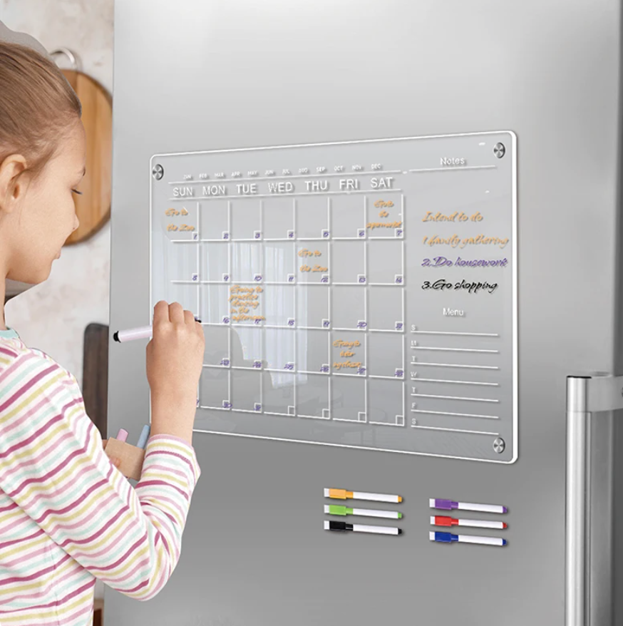 ClearView™ Acrylic Magnetic Calendar