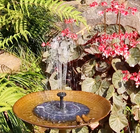 PerfectFlow™ Solar Garden Fountain