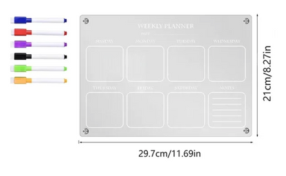 ClearView™ Acrylic Magnetic Calendar